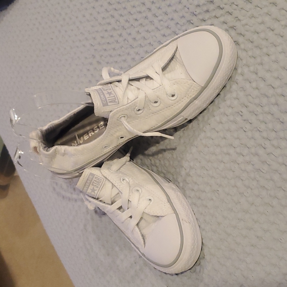 White Converse All Star Shoes Size 9